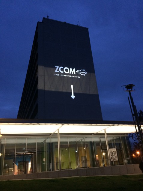 Durch die neue tolle Projektion wird das ZCOM leicht zu finden sein dank der Wohnungsgesellschaft mbH Hoyerswerda. 